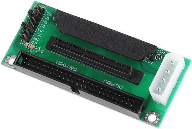 Alt view image 2 of 5 - SCA 80 Pin to 68Pin to 50 Pin IDE Hard Disk Adapter Converter Card Module Board Transmit Data for Mini PC