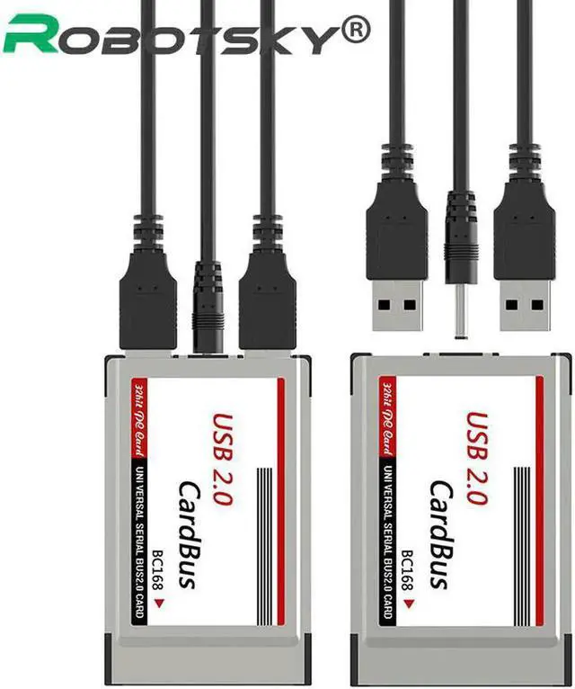 Main image of 1PCS USB 2.0 PCI Express Card Adapter 480Mbps 2 Ports 54mm Slot PCMCIA USB2.0 HUB Hidden Inside Converter For Laptop Notebook
