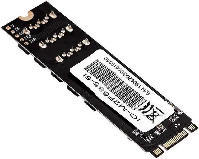 Alt view image 4 of 4 - 3.0 SSD M.2 NVME to 5 Ports 7Pin SATA 3.0 6G m2 pci express pci-e Adapter with SATA cable JMB585 Chip