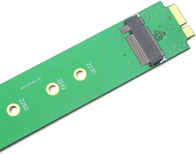 Alt view image 2 of 5 - NGFF SSD to A1369 A1370 Adapter for 2010 2011 MacBook Air M2 SSD Converter Card Suppor 2230 2242 2260 2280 Solid State Drive