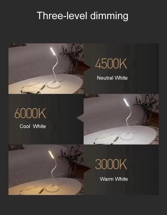 Alt view image 3 of 5 - Sell Table Lamp USB Desk Lamp Led Study Reading Light Bright Desktop LED Lamp For Reading And Homework Children ZZD0018