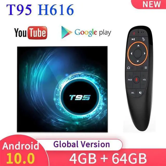 Main image of TV Box Smart Android 10.0 4GB 32GB 64GB Allwinner H616 Quad Core WiFi 6K TV BOX Youtube Media player Set top box 2G 16G TV