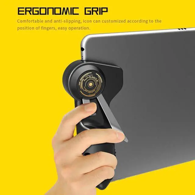 Alt view image 5 of 5 - AKpad6K 2pcs 6 Fingers Tablet Shooting Gaming Button Triggers Gamepad for Ipad Controller PUBG Game Controller Joystick