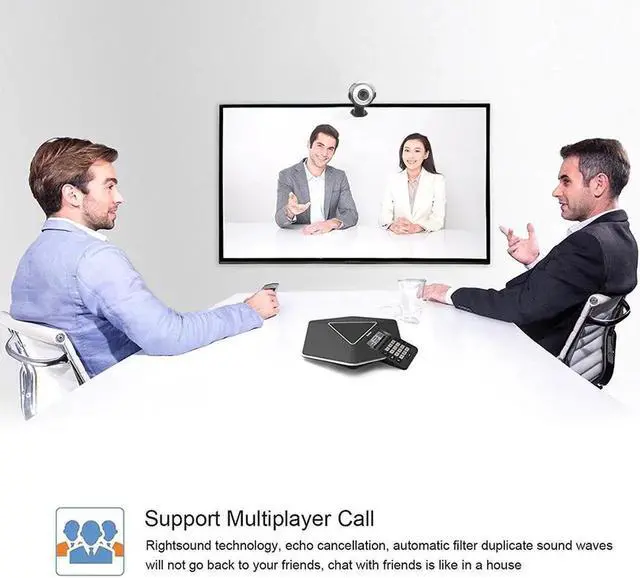 Alt view image 4 of 5 - HD Webcam USB 2.0 Video Web Camera 10X Digital Zoom 360 Degree Rotation Clip-on Computer Webcam with MIC for PC Laptop Camera