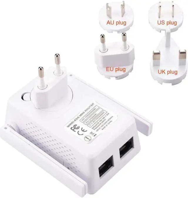 Alt view image 2 of 5 - 300Mbps WiFi Router Amplifier Network Expander Repeater Power Extender Roteador 2 Antenna for TP Router