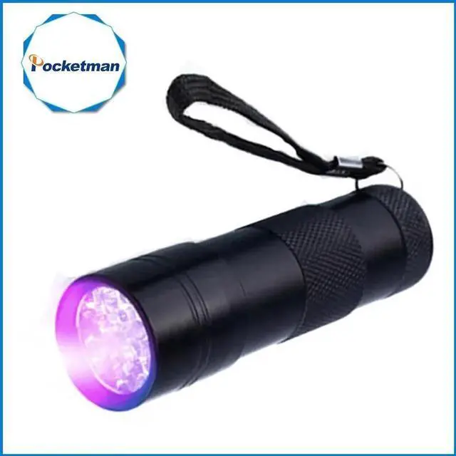 Main image of 9LED UV Flashlight Ultraviolet led flashlight Ultra Violet Invisible Ink Marker Detection Torch Light 3AAA UV lamp