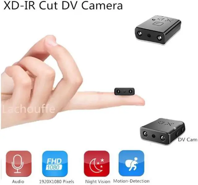 Main image of 1080P XD IR-CUT Mini Camera DVR Camcorder Infrared Motion Detection Surveillance camera Video recorder Sport Cop Cam pk sq11