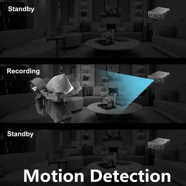 Alt view image 4 of 5 - 1080P XD IR-CUT Mini Camera DVR Camcorder Infrared Motion Detection Surveillance camera Video recorder Sport Cop Cam pk sq11