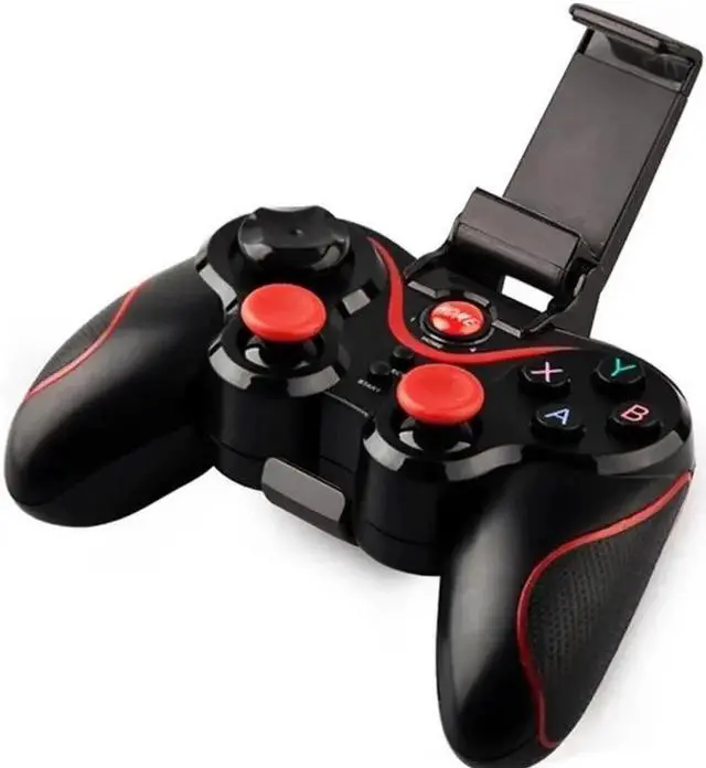 Alt view image 5 of 5 - Android Gamepad T3 X3 Joystick Game Controller Bluetooth BT3.0 Joystick for Mobile Phone Tablet TV Box Holder