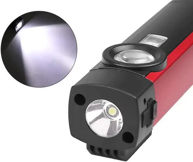 Alt view image 5 of 5 - Portable 4 Mode COB Flashlight UV Torch USB Rechargeable LED Work Light Magnetic XPE Hanging Hook Lamp For Outdoor Camping