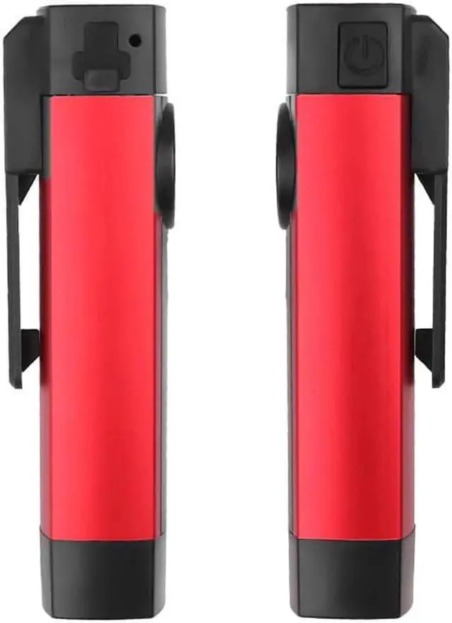 Alt view image 2 of 5 - Portable 4 Mode COB Flashlight UV Torch USB Rechargeable LED Work Light Magnetic XPE Hanging Hook Lamp For Outdoor Camping