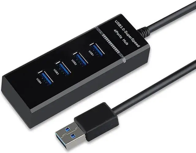 Main image of USB 3.0 Hub 4 Ports USB Hub High Speed Sync Adapter for Computer Laptop USB Splitter Adapter USB Hub Adapter