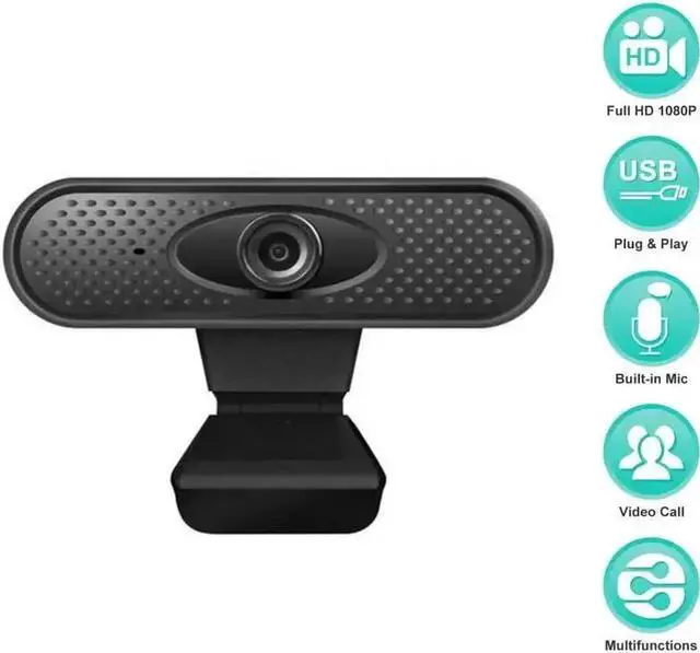 Alt view image 2 of 5 - Hd 1080 P Megapixel Usb 2.0 Webcam Camera With Microphone For Computer Computer Laptop Usb Web Camera Hd Webcams