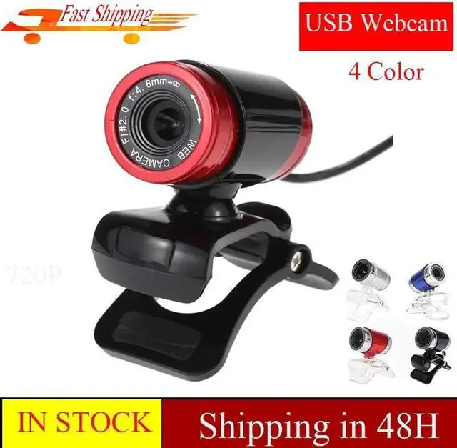 Main image of Webcam HD Camera Web with MIC Clip-on 360 Degree High Precision Optical Lens web camera for Desktop Computer PC Laptop
