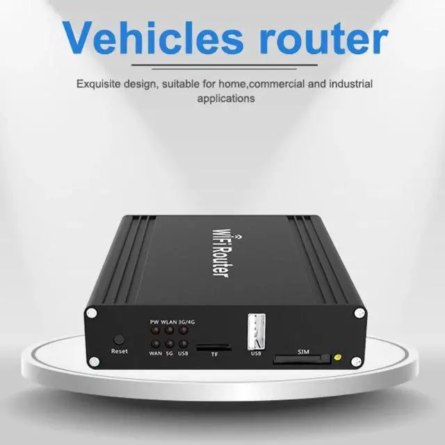Main image of or Car 4G Router vehicle lte router dual band openwrt 12V 3g/4g wireless wifi router sim card slot for car 1200Mbps