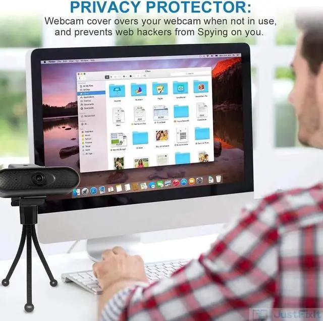 Alt view image 3 of 5 - HD 1080P Webcam USB Pc Computer Camera with Microphone Driver- Video Webcam for Online Teaching Live Broadcast