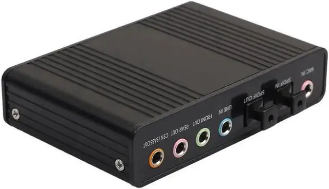 Main image of Professional External USB Sound Card 6 Channel 5.1 External Optical Audio Sound Card with USB Cable For Notebook Computer