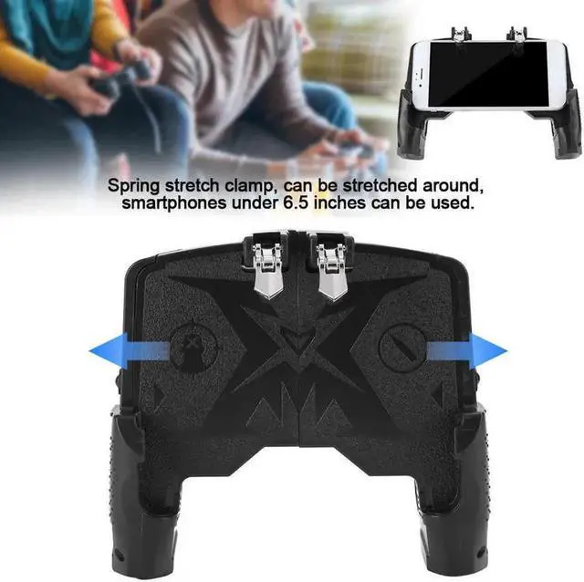 Alt view image 3 of 5 - Gamepad for Mobile Phone Multi-Function Game Controller Handle for Mobile Phone