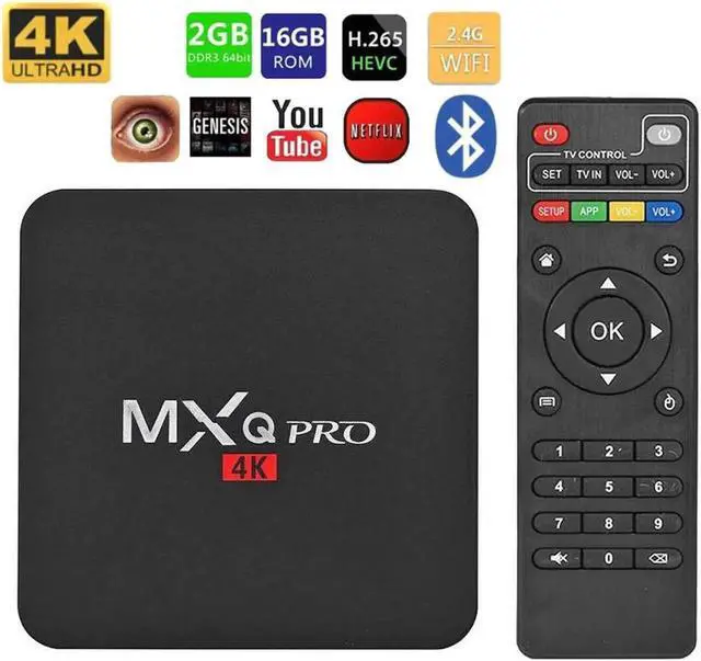 Alt view image 4 of 5 - 2.4G Wifi RK3229 Max Set Top Box Smart TV BOX Android 7.1 TV box 8GB 16GB 4K Google Netflix Youtube Media Player