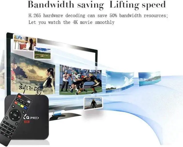 Alt view image 3 of 5 - 2.4G Wifi RK3229 Max Set Top Box Smart TV BOX Android 7.1 TV box 8GB 16GB 4K Google Netflix Youtube Media Player