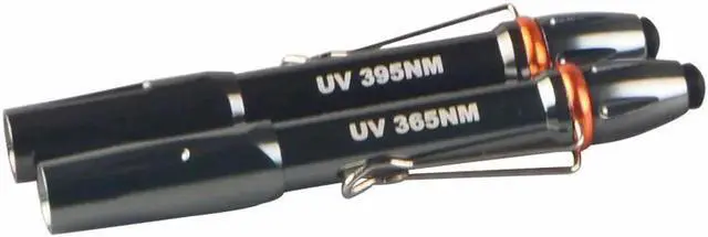 Alt view image 2 of 5 - 365nM 395nM LED UV Penlight 3W Ultra Violet Pen Flashlight Portable Ultraviolet Pen Light With Clip For Money Detect