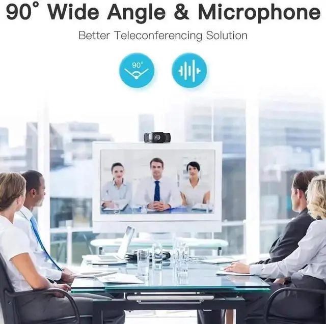 Alt view image 3 of 5 - Webcam Full Hd 1080p Usb 2.0 Web Camera For Computer Laptops Desktops Autofocus With Microphone Web Camera