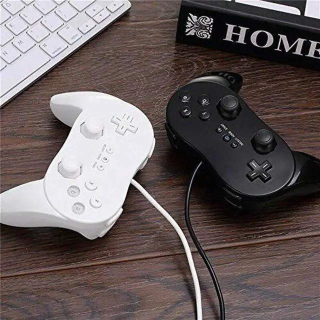Main image of Classic Wired Game Controller Gaming Remote For Pro Gamepad Shock Joypad Joystick For Nintendo Wii Second-generation
