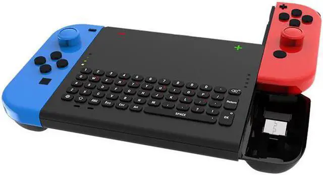 Alt view image 5 of 5 - 2.4 G Wireless Game Keyboard For Nintendo Switch Mini Gaming Keyboard Controller For Joy-Con NS Console