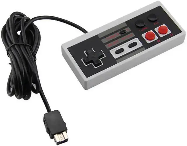 Alt view image 3 of 3 - For NES For Nintendo Classic Mini Edition Turbo Wired 2.7m Retro Gaming Controller Gamepad For Mini NES For Wii Game Pad