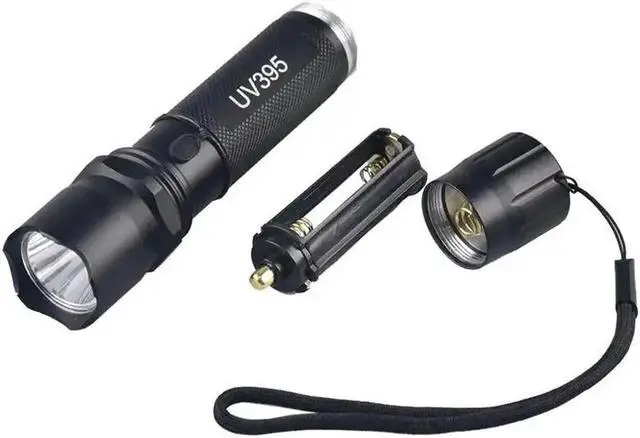 Alt view image 4 of 5 - Cheap 3W 395nM 365nM LED UV flashlight UV Ultraviolet Light UV Torch Ues for Anti-fake Money Detector urine scorpion