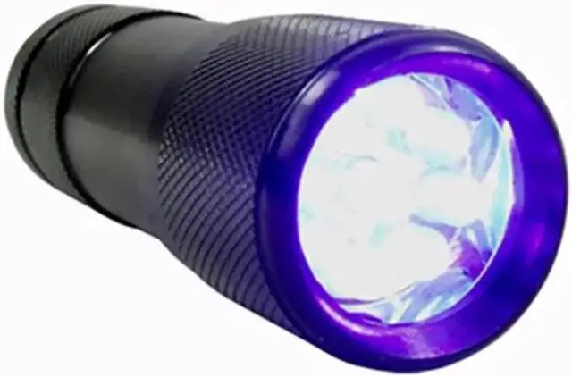 Alt view image 4 of 5 - 9LED UV Flashlight Ultraviolet led flashlight Ultra Violet Light 3AAA UV lamp