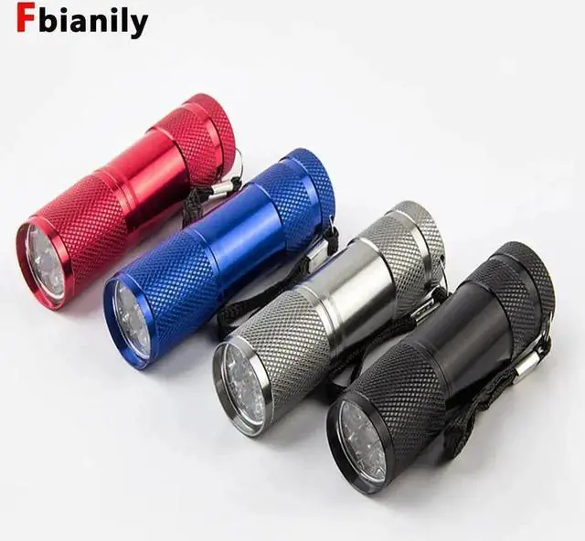Main image of 9LED UV Flashlight Ultraviolet led flashlight Ultra Violet Light 3AAA UV lamp