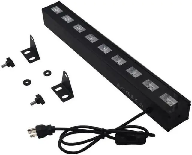 Alt view image 2 of 5 - 6leds 9leds 12leds LED Wall Washer UV Stage Lighting Effect Party Club Disco Light Violet Led Bar Laser Projection Lighting