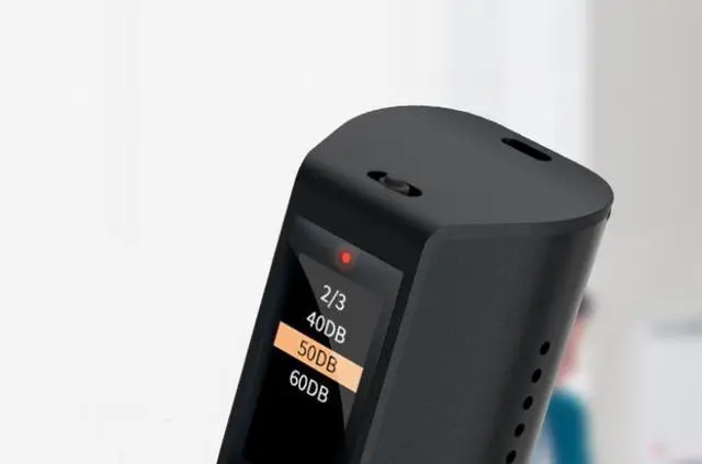 Alt view image 2 of 4 - Digital voice recorder with magnetic attachment, intelligent noise reduction, long battery life and large capacity. Ideal for classroom and business conference recordings.