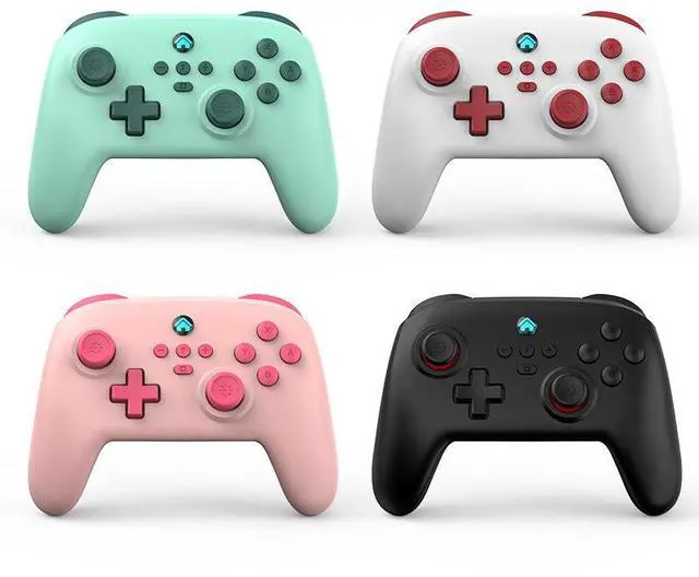 Main image of Wireless Bluetooth game controller S11 for mobile phone, Switch, PC with wake-up vibration and motion-sensing arcade machine pink