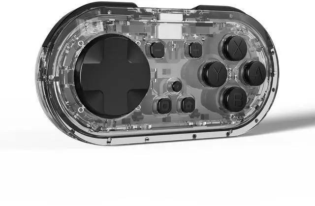 Alt view image 2 of 3 - Wireless controller with metal joystick and crystal buttons