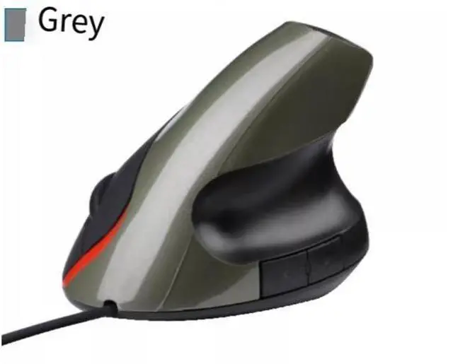 Alt view image 4 of 5 - anicorn Ergonomic vertical second-generation wired mouse with USB optical 5-button wireless charging mouse with a hand-held upright wrist support purple Wireless charging model