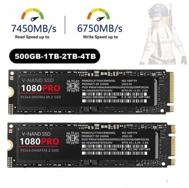 Main image of anicorn bBest-selling M2 2280 PCIe protocol 4.0 SSD high-speed solid-state drive 1080PRO 4TB 1TB NVME