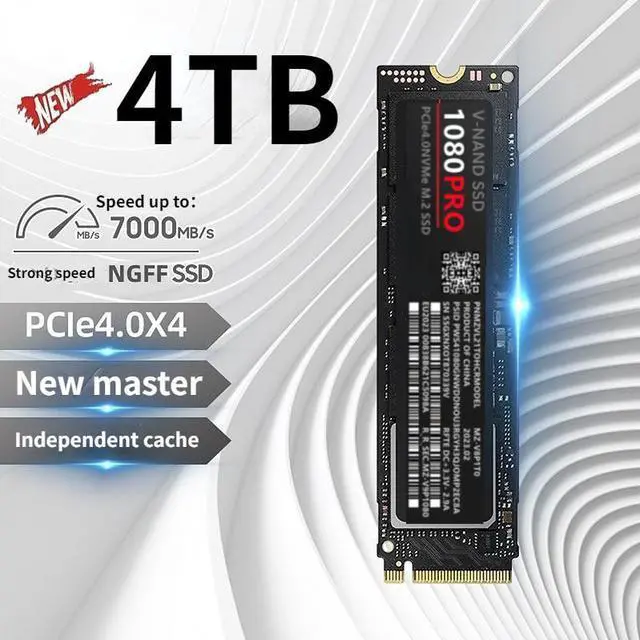 Alt view image 2 of 3 - anicorn bBest-selling M2 2280 PCIe protocol 4.0 SSD high-speed solid-state drive 1080PRO 4TB 1TB NVME