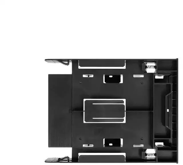 Alt view image 4 of 4 - anicorn CD/DVD drive position hard drive bracket 2.5 + 3.5 inch SATA hard drive enclosure tool-free MB343SP