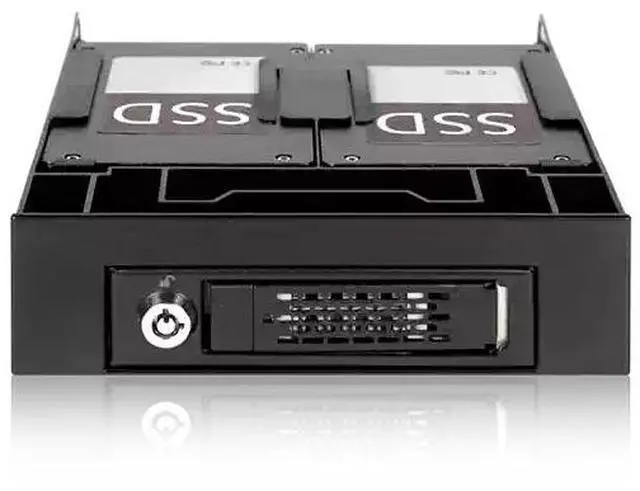 Main image of anicorn CD/DVD drive position hard drive bracket 2.5 + 3.5 inch SATA hard drive enclosure tool-free MB343SP