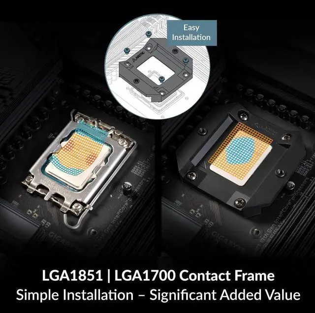 Alt view image 2 of 5 - ARCTIC Liquid Freezer III 360 A-RGB - CPU AIO Water Cooler, Water Cooling PC, Intel & AMD, Efficient PWM-Controlled Pump, Fan: 200-2000 RPM, LGA1851 and LGA1700 Contact Frame - Black