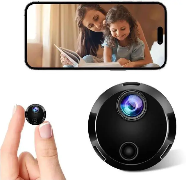 Main image of 1080P HD WiFi Security Camera -Hidden Cameras - WiFi Mini Camera - Spy Cam-Indoor Nanny Cam -Home Security for Pet/Baby/Nanny with App - Surveillance Cameras with Motion Detection and Night Vision