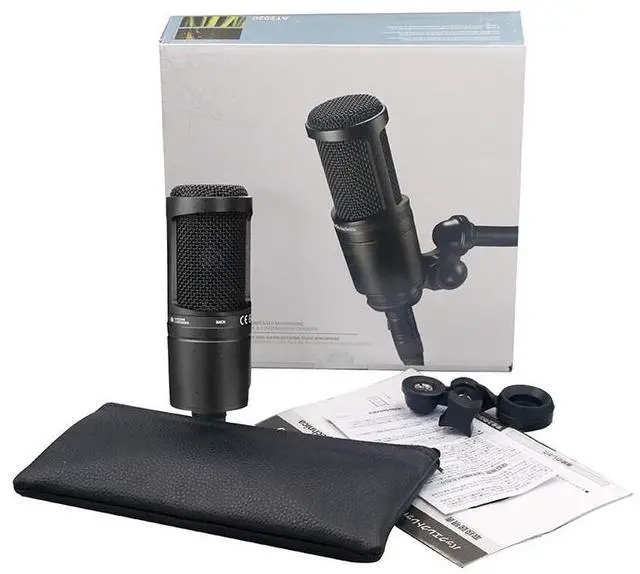 Alt view image 3 of 5 - anicorn AT2035 Bluetooth wireless earphone microphone sound card complete set of audio equipment for singing, live streaming and professional recording purposes.