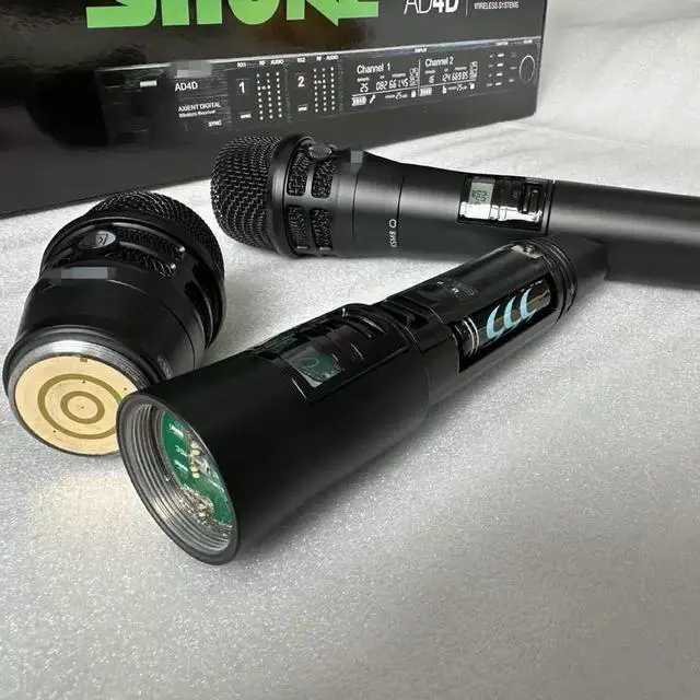 Alt view image 4 of 5 - AD4D Wireless Microphone - One for Two Users - Professional Large-Scale Stage Performance - U-Section Long-Distance Microphone