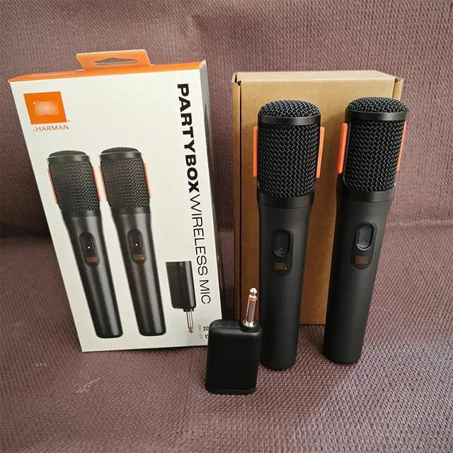 Alt view image 5 of 5 - WIRELESSMICROPHONE - Two-in-One Wireless Microphone PartyBox Audio Microphone