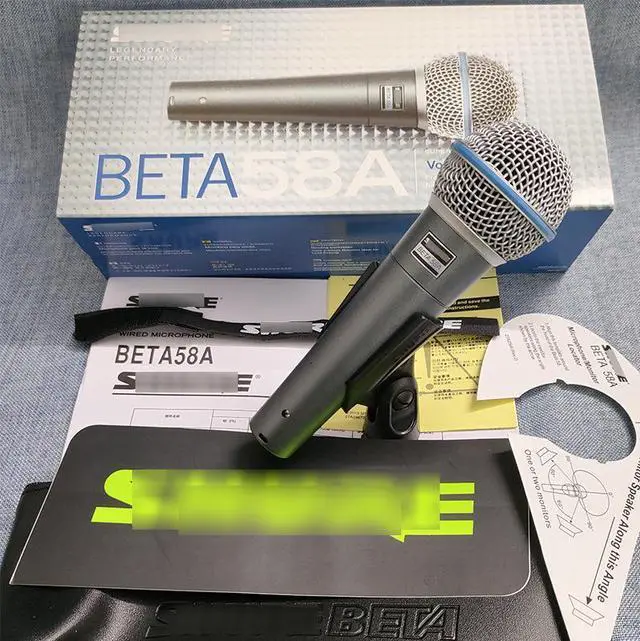 Alt view image 4 of 5 - Best-selling model, high-end Beta58A wired microphone, stage performance, singing, live streaming, human voice dynamic diaphragm microphone
