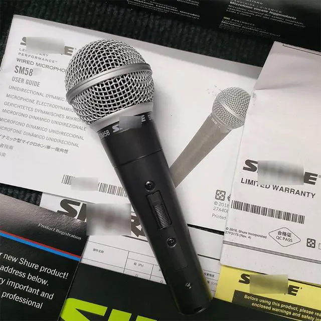 Alt view image 4 of 5 - Wired moving-coil SM58S microphone for KTV stage performance live streaming. SM58LC professional handheld microphone. SM58LC-Without a switch