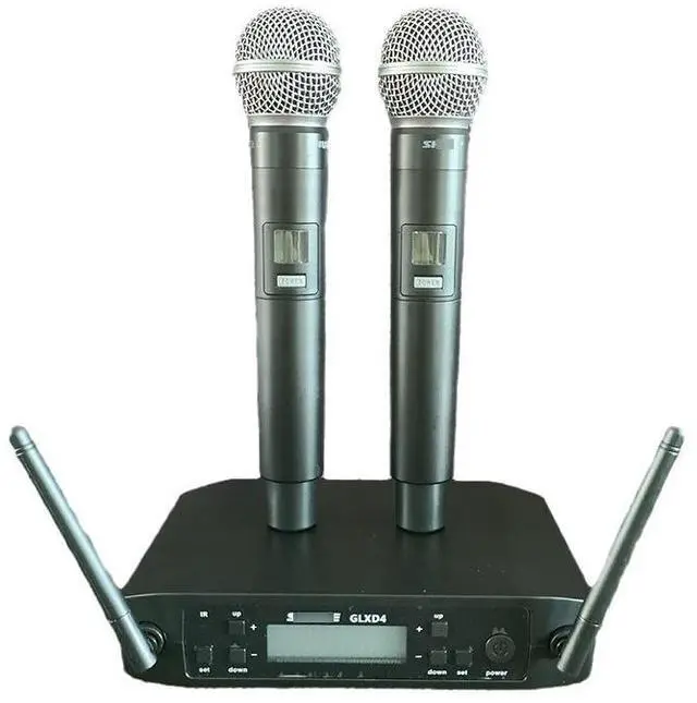 Main image of Wireless microphone GLXD4 - one for two SM58 stage singing Beta58A FM mid-range microphone GLXD4-Beta58A Microphone American standard plug
