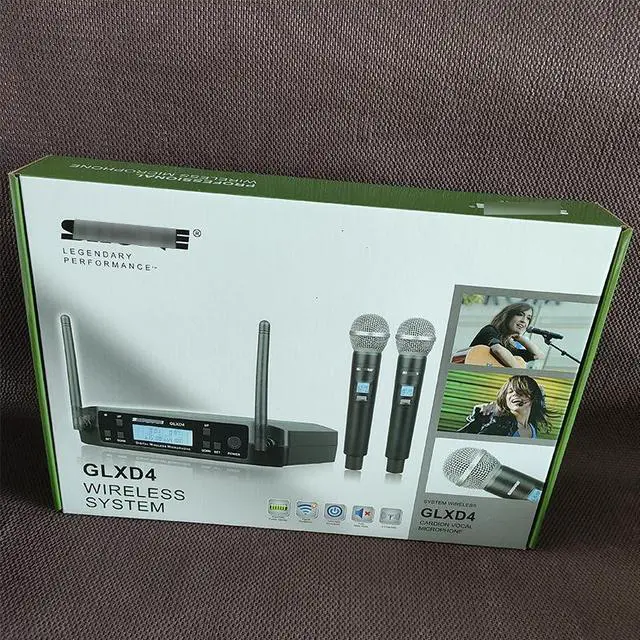 Alt view image 3 of 5 - Wireless microphone GLXD4 - one for two SM58 stage singing Beta58A FM mid-range microphone GLXD4-Beta58A Microphone American standard plug